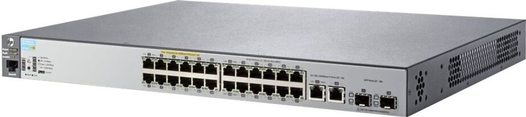 HPE Aruba 2530-24-PoE+ - Switch - verwaltet - 24 x 10/100 + 2 x Gigabit SFP + 2 x 10/100/1000 - Desktop, an Rack montierbar, wandmontierbar - PoE+