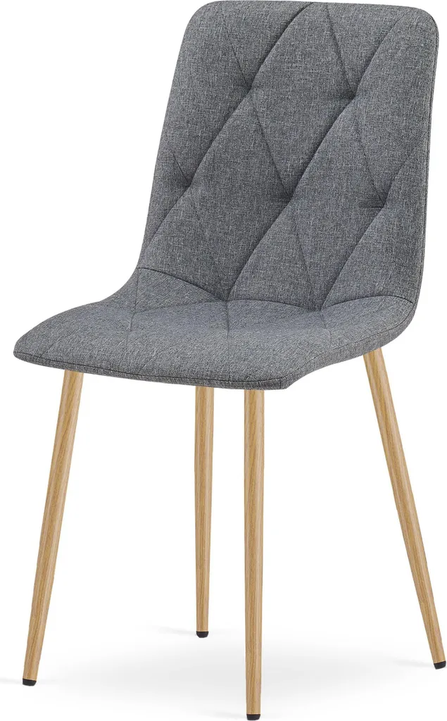 Sedie LIBRA Grigio Scuro: Set 3 Sedute in Legno per Living Moderno - 4