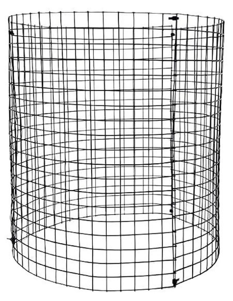 Draht-Pflanzenschutz vor Tieren, Pflanzenschutzkäfig-Set, Baumstammschutz mit Erdspießen und Befestigungsbändern für den Gartenschutz, hält Ka...