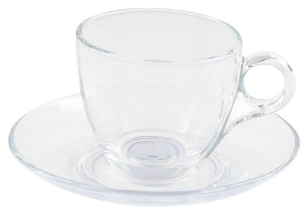 Verre à thé avec soucoupe 6 pièces Image du produit 