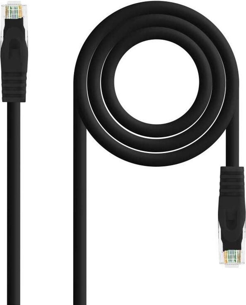 RJ45 Kat6a UTP CU LSZH 2m SCHWARZ RJ45 Kat6a Patchkabel SCHWARZ