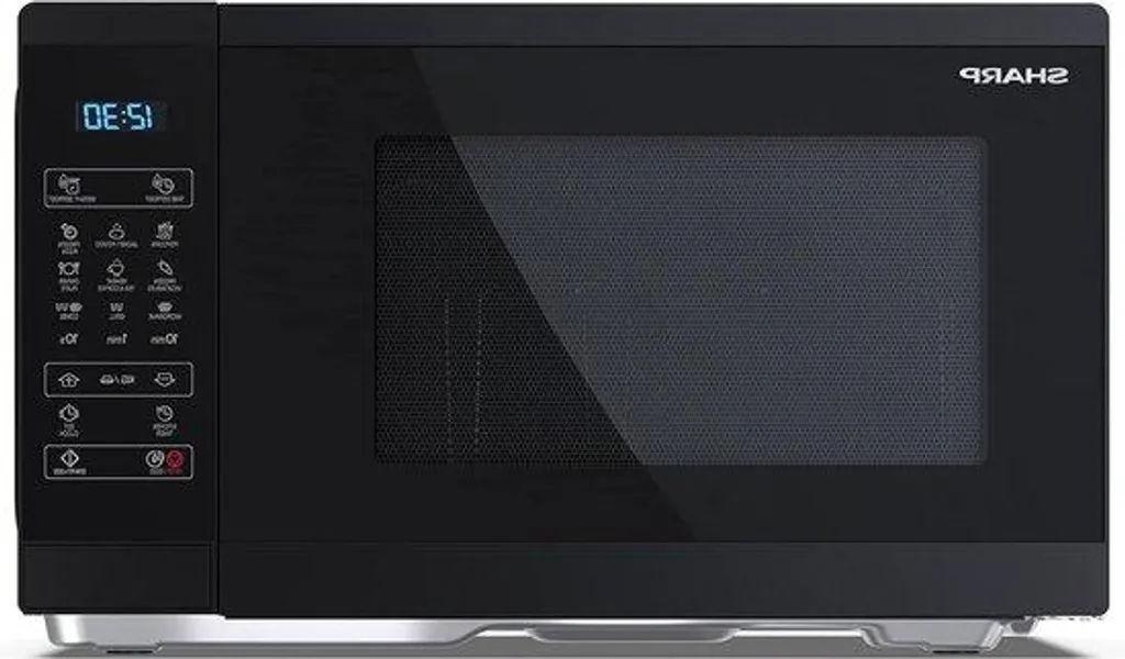 Micro-ondes gril 900W noir idéal pour cuisiner et réchauffer rapidement