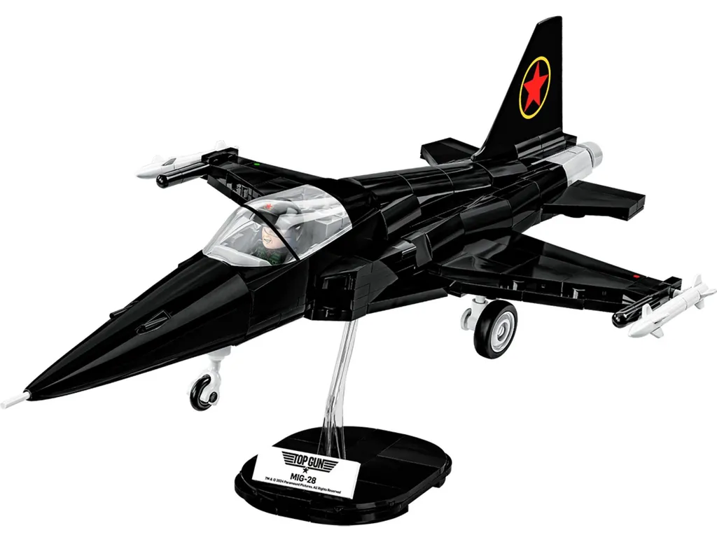 MiG-28 Top Gun Cobi avec Socle d'Exposition - Finition Haute Qualité