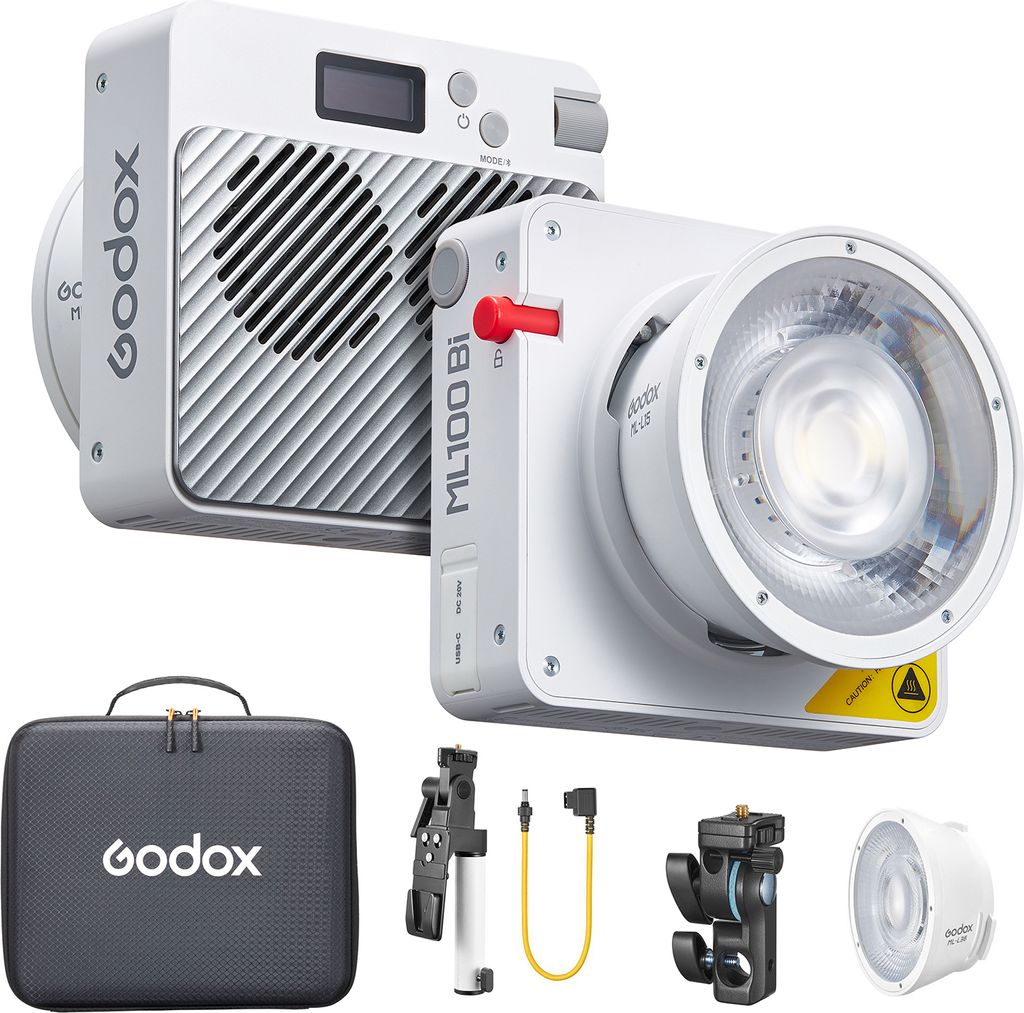 Godox ML100Bi Kit2 Pocket-LED-Videoleuchte 120 W, Produktbild 