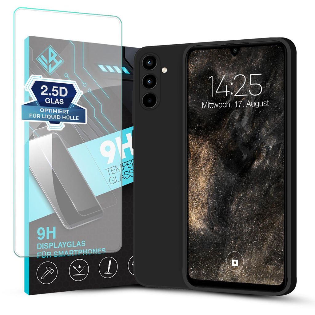 Hülle für Samsung Galaxy A35 5G mit 9H Displayglas Produktbild 