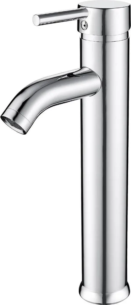 OFFERTA Miscelatore Alto Cromato Lavabo Appoggio - Rubinetto Bagno Top