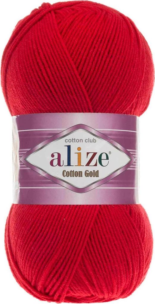 100g Strickgarn Alize Baumwolle Gold Uni Klassikgarn Häkelgarn Strick-Wolle