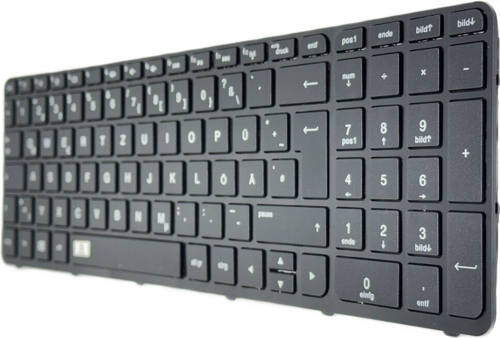 DE - Tastatur Keyboard mit Rahmen kompatibel für HP Pavilion 15-E053sg, 15-E073sg