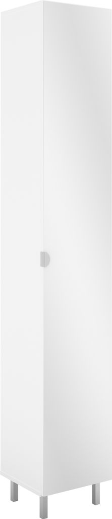 Mehrzweckschrank >TARRAGONA 1< in weiß - 33,5x195,5x31,5cm (BxHxT)