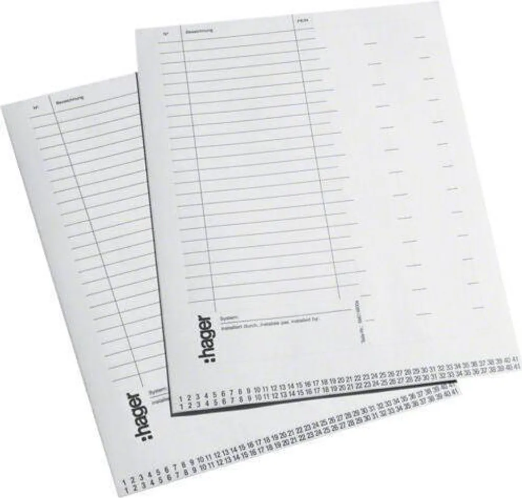 Organiser son tableau électrique avec Hager VZ717 étiquette de marquage