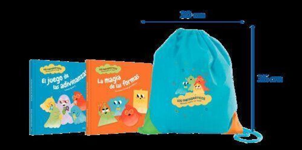 Pack "Los Fantasmáticos": 2 lustige Geschichten + ein Kinderrucksack als Geschenk