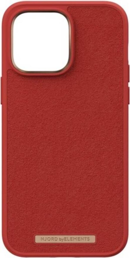 Njord byELEMENTS Suede Comfort+ Case - iPhone 14 Pro Max - Burnt Orange, Cover, Apple, iPhone 14 Pro Max, 17 cm (6.7"), Orange