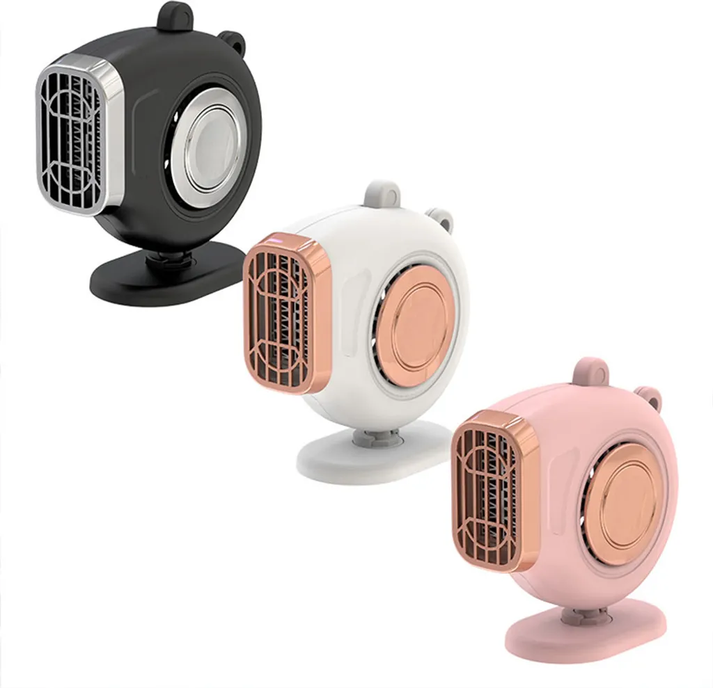 Riscaldatore per auto 12v a doppio uso Prenosné Riscaldamento istantaneo Sbrinamento 1,5m linka Ružová