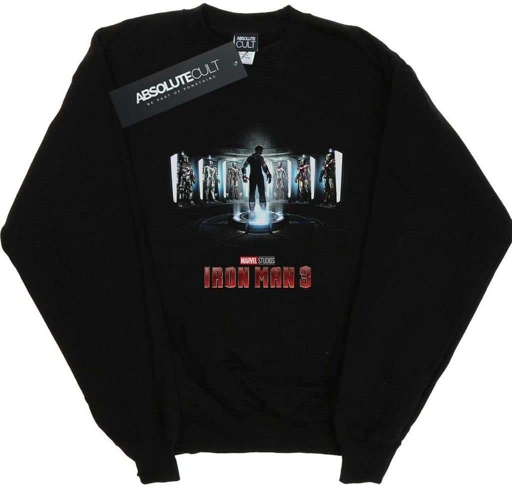 Marvel Studios - "3" Sweatshirt für Herren BI40698 (L) (Schwarz)