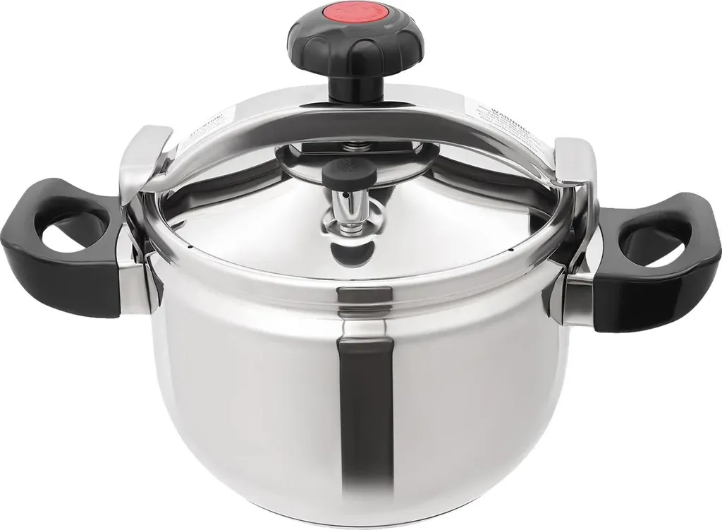 Pentola a Pressione High-Tech Acciaio Inox - Grigio Siderale 10L
