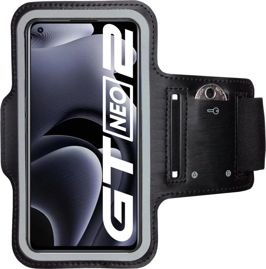 Fascia da braccio sportiva per Realme GT Neo 2 copertura fitness del telefono cellulare fascia da braccio da corsa