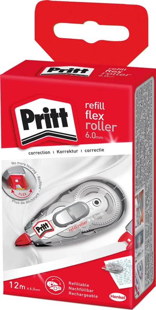 Lot de 5 Cassettes de Correction Pritt 9H pour Souris Flex 980 Refill
