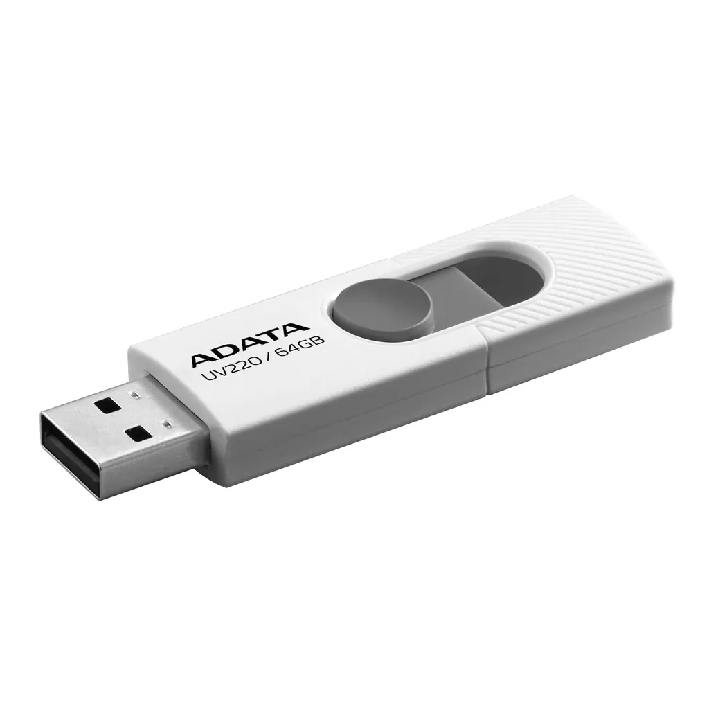 Adata ADATA UV220 Unità flash USB 64 GB USB Type-A 2.0 Grigio, Bianco - 1