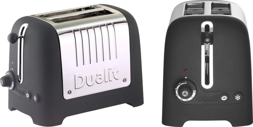 Grille-pain 2 fentes Dualit Lite noir 1200W pour pain épais et bagel