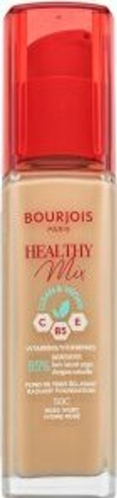 Bourjois Healthy Mix Clean & Vegan Radiant Foundation Flüssiges Make Up für Einigung des farbigen Hauttones 50C Rose Ivory 30 ml