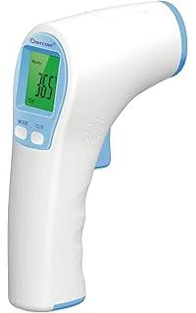 Berrcom Fieberthermometer Kontaktlos Infrarot Stirnthermometer Digitales Medizinisches Thermometer 3 in 1 mit sofort Ablesung, 3 Farben Fieberalarm