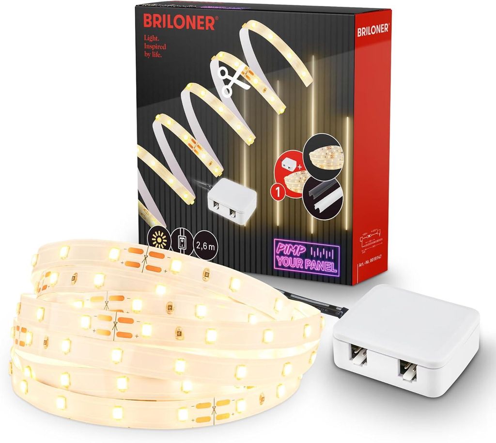 Briloner Pimp your Panel LED Strip, set de base WW, Pimp Image du produit 