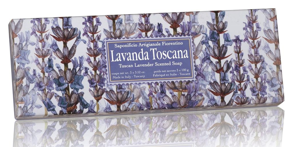 Saponificio Artigianale Fiorentino Lavendel Seife 3x 100 g Produktbild 