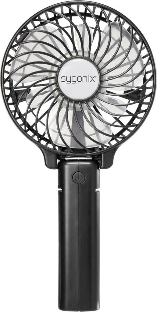 Sygonix HP1 SY-5044238 Ventilatore a mano nero Immagine del prodotto 