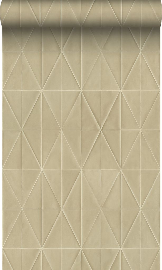 Origin Wallcoverings Tapete Origami-Muster Beige 53 cm x 10.05 m