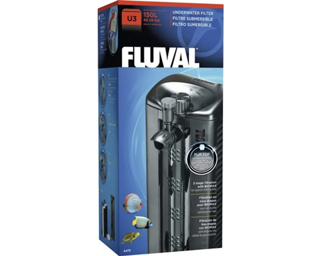 Hagen Fluval Filtro interno per acquario serie U - Filtro per acquario, Fluval:U3
