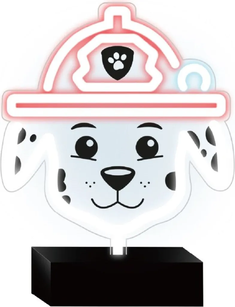 Lampada Neon LED Marshall Paw Patrol USB - Design OW-120646 Sicuro