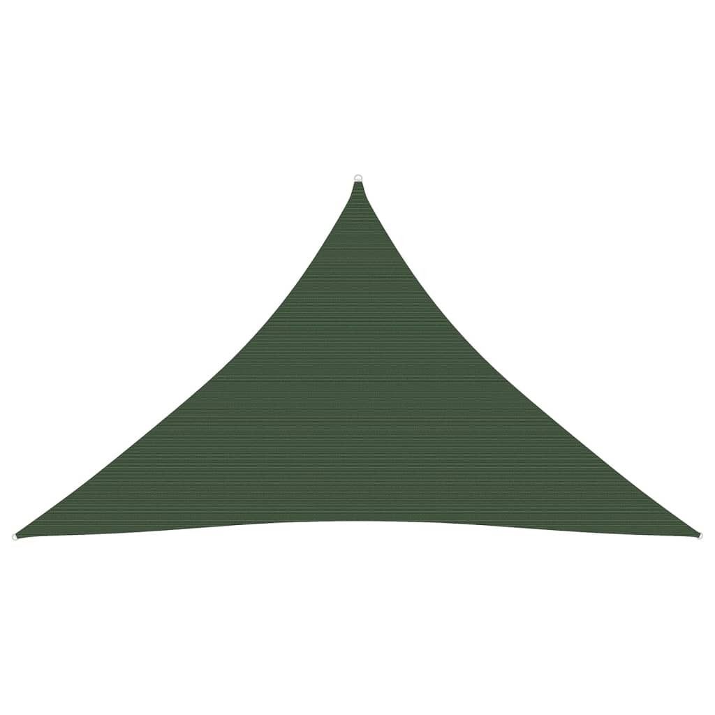 Slnečná plachta 160 g/m² Tmavo zelená 3x3x4,2 m HDPE Obrázok produktu 