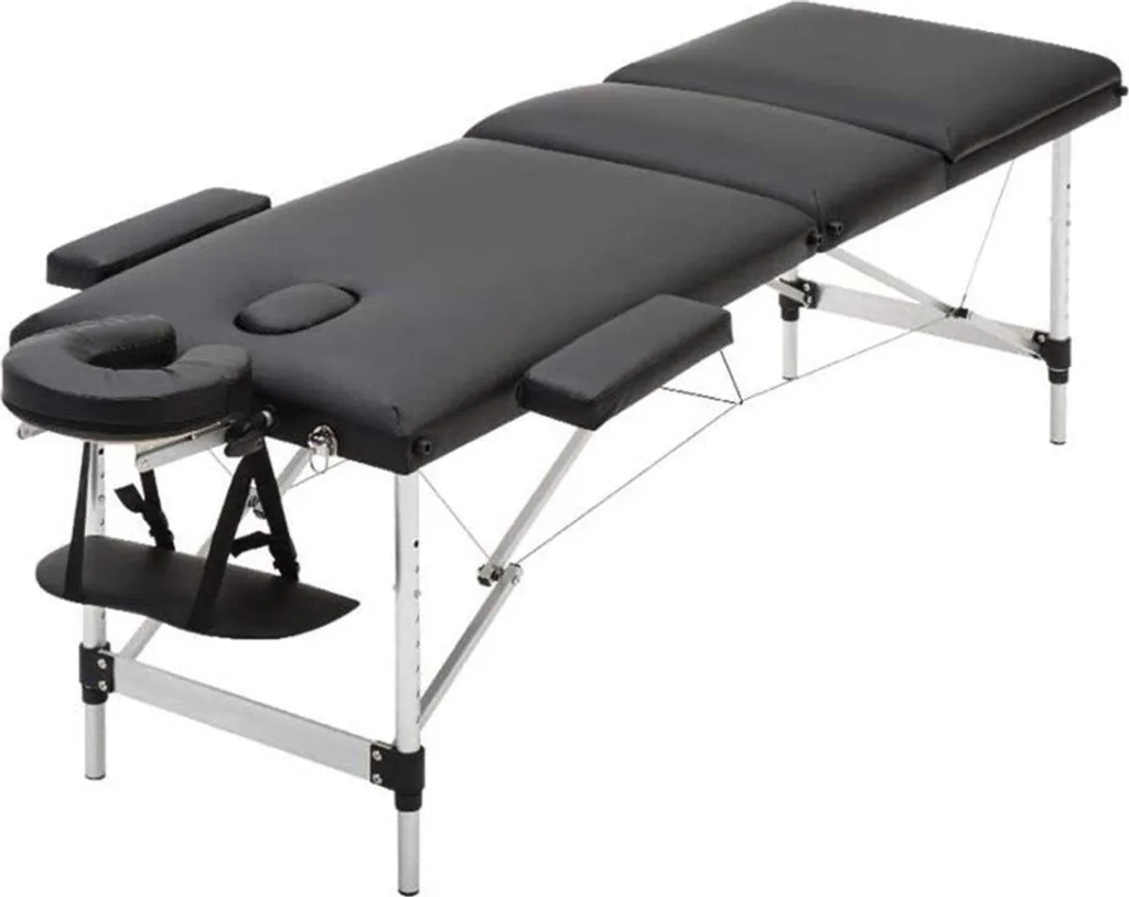 Lit de Massage Léger Pliable pour Soulager le Dos du Praticien