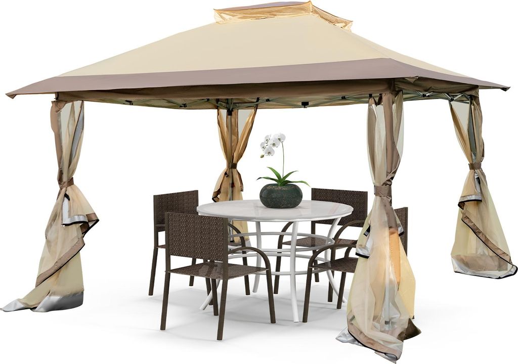3.padiglione 6x3,6 m, padiglione da giardino impermeabile e Immagine del prodotto 