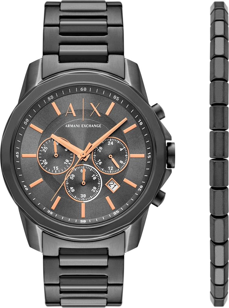 Armani Exchange Herrenuhr Armani Exchange Banks Chronograph SET Herrenuhren ArmaniExchange-AX7170SET