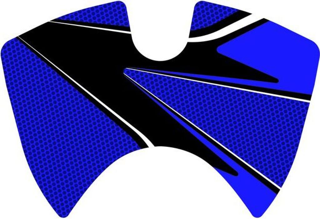 PUIG 3650A Radikal Yoke Protector passend fuer SUZUKI GSX-S1000 KATANA Blau