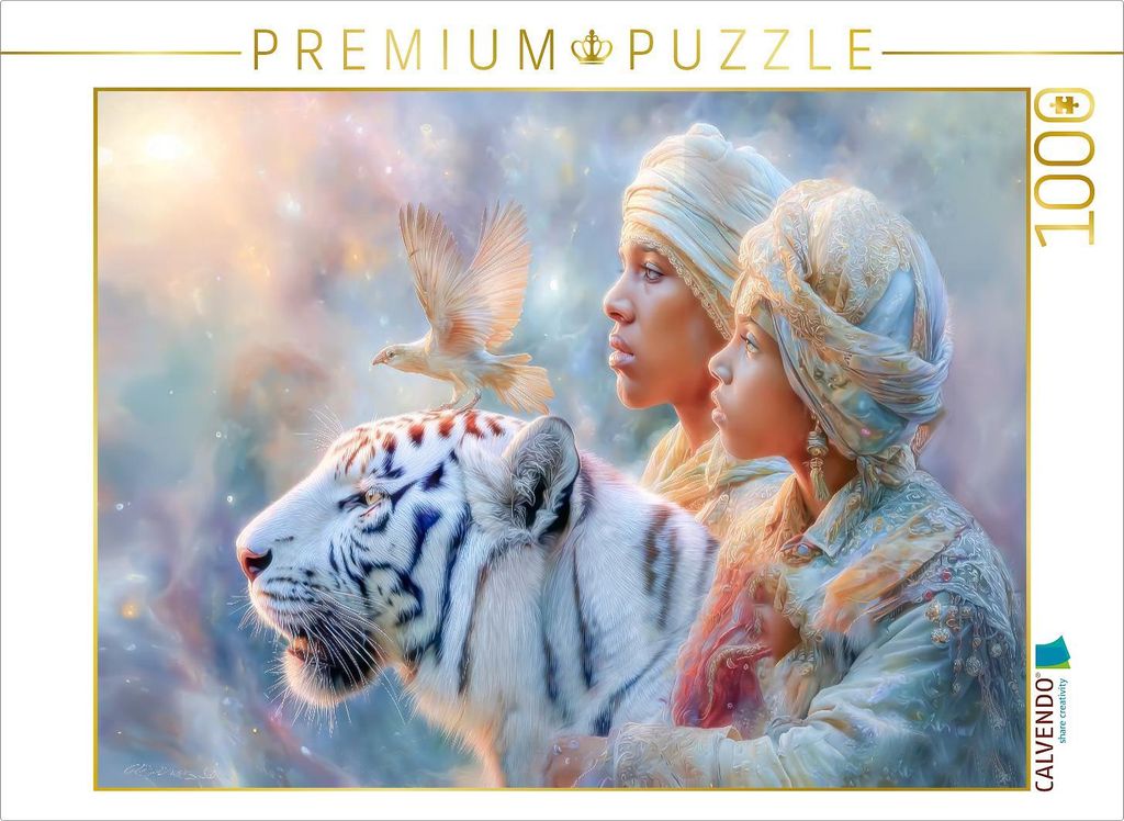 CALVENDO Puzzle Glückselige Welten | 1000 Teile Lege-Größe 64x48cm Foto-Puzzle für glückliche Stunden
