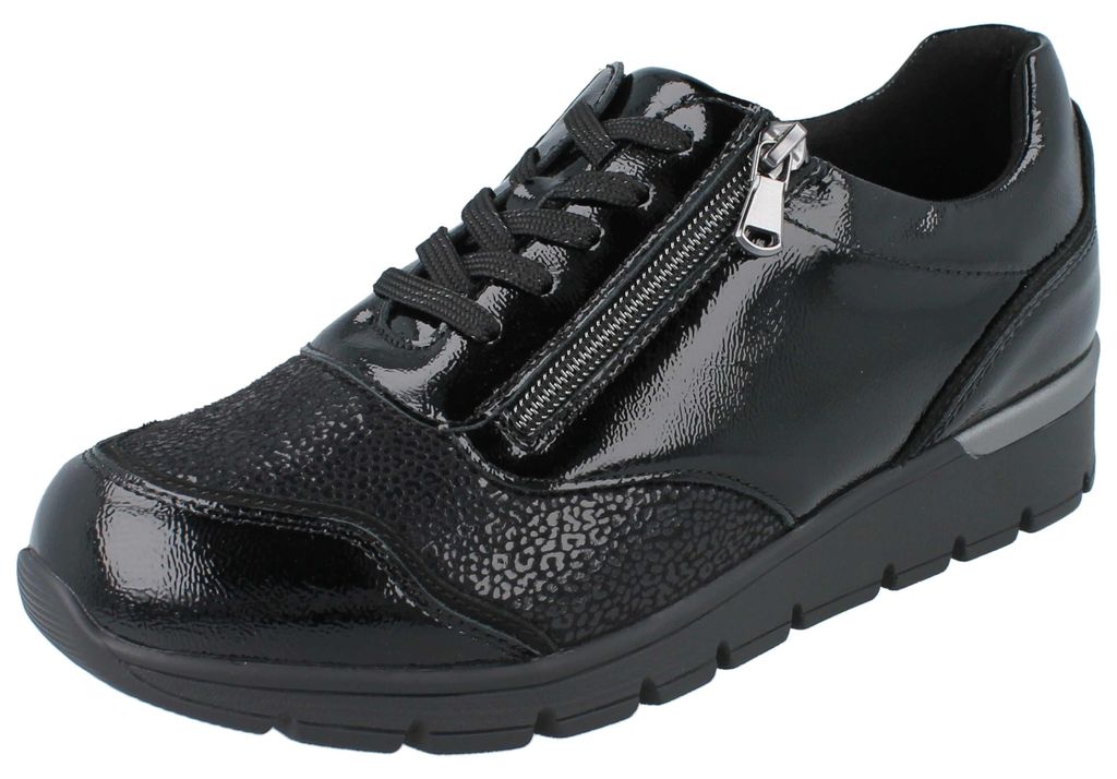 WALDLÄUFER Orthotritt K Ramona Damen Halbschuhe schwarz  Produktbild 