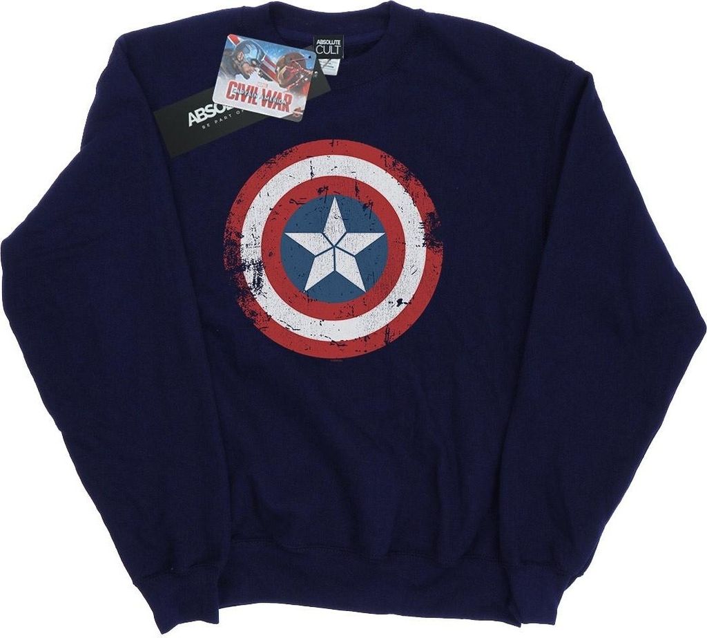 Marvel - "Civil War" Sweatshirt für Herren BI48711 (M) (Marineblau)