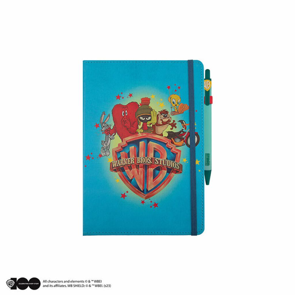 Cinereplicas – Looney Tunes Deluxe-Notizbuch und Stiftset 160 Seiten und starrer Einband 14,5 x 21 cm – Offizielle Lizenz