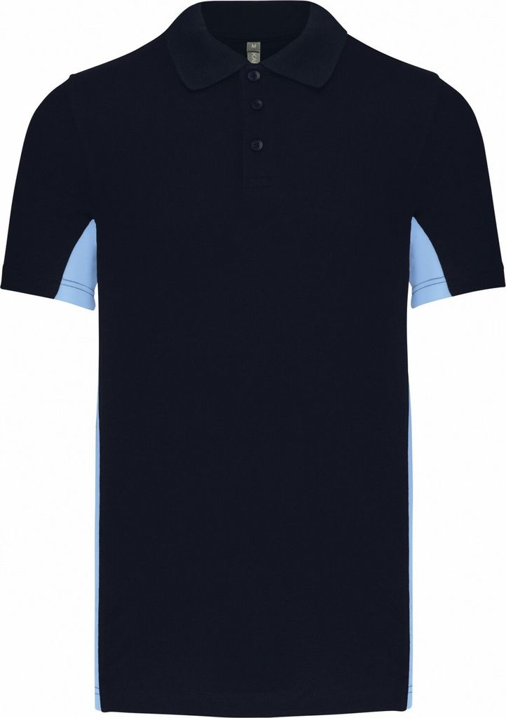 Kariban - Poloshirt für Herren PC6433 (XL) (Marineblau/Himmelblau)