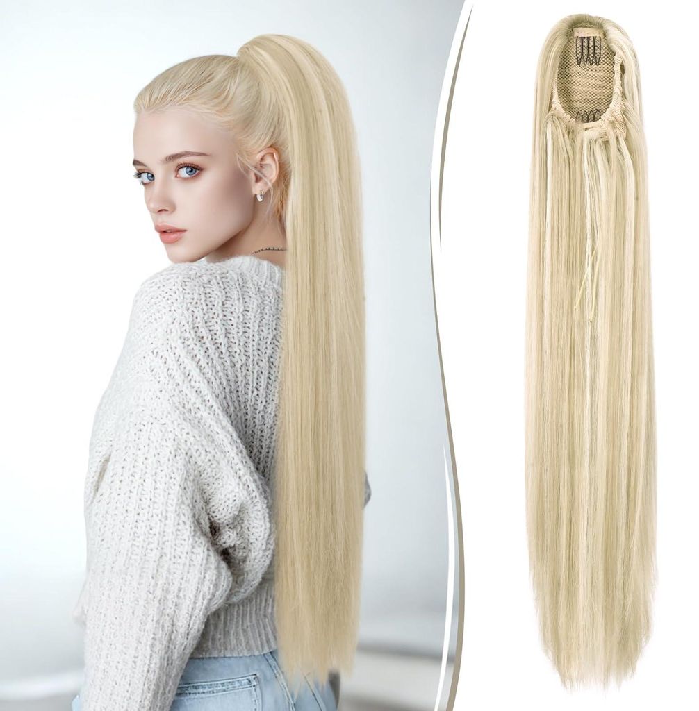 Ansteck-Schwanz Synthetische Haare Realistisches Glattes Produktbild 