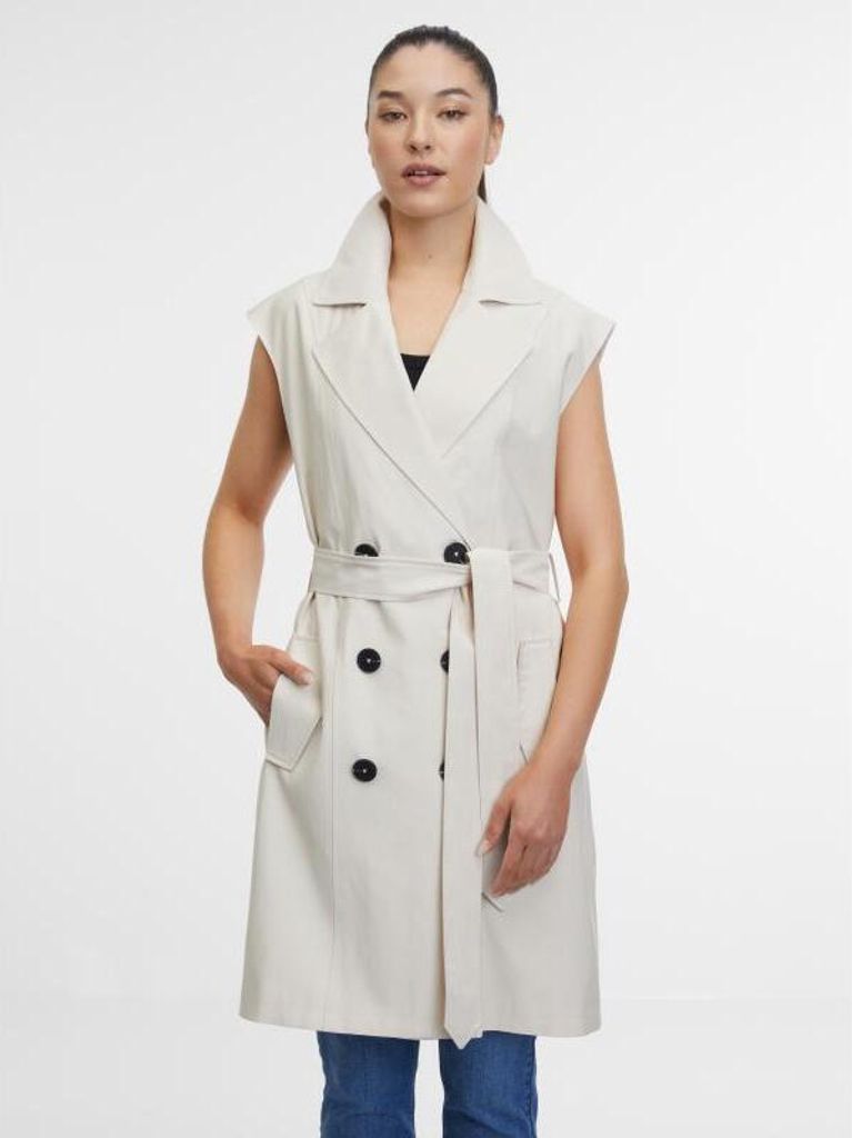 Orsay Damen Weste Beige mit hochwertiger Verarbeitung aus der SS24 Kollektion