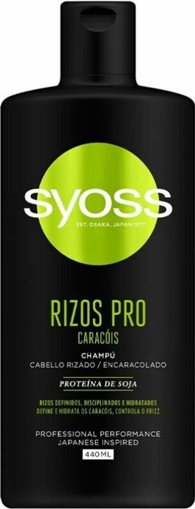 Syoss Shampoo Rizos Pro Definition And Hydration Wavy Or Curly Hair 440ml