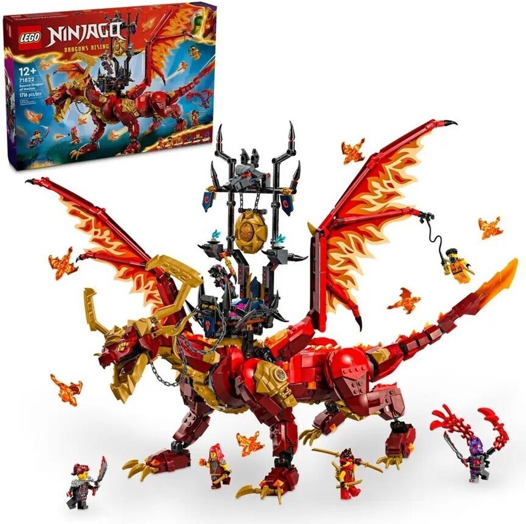 LEGO NINJAGO Smoczyca źródła ruchu, Figurka do Zbudowania, Zdjęcie produktu 14