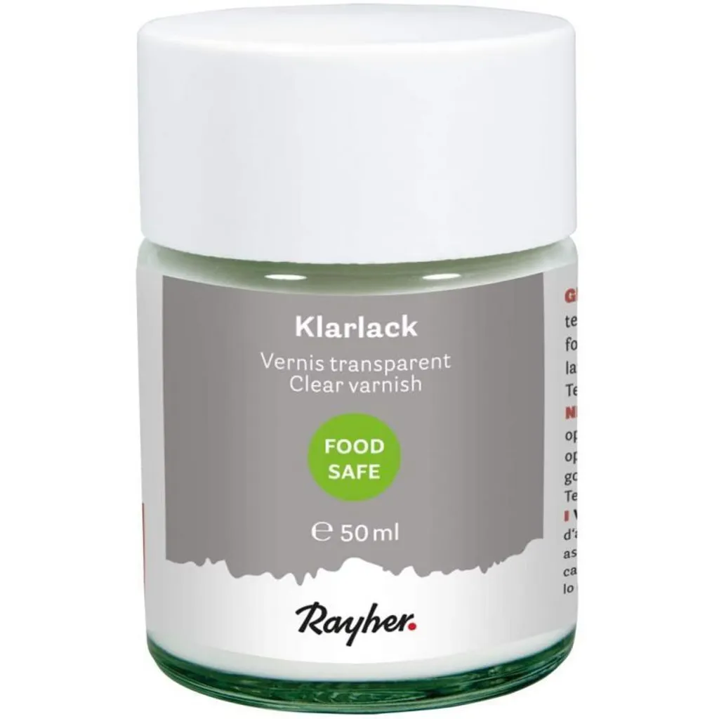 Vernis transparent alimentaire 50 ml pour protéger et sceller vos plats