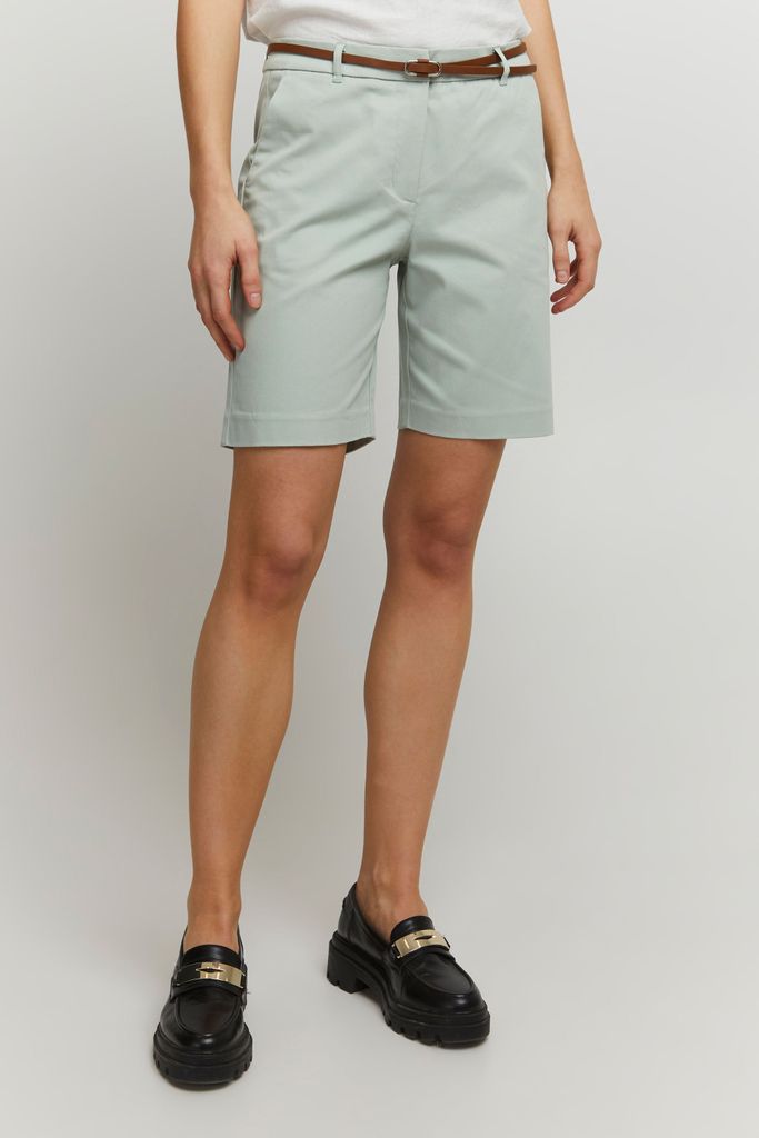 Q/S Designed By Damen Shorts – Baumwolle, Regular Fit, Mit Strukturmuster & Eingrifftasche, Lässig