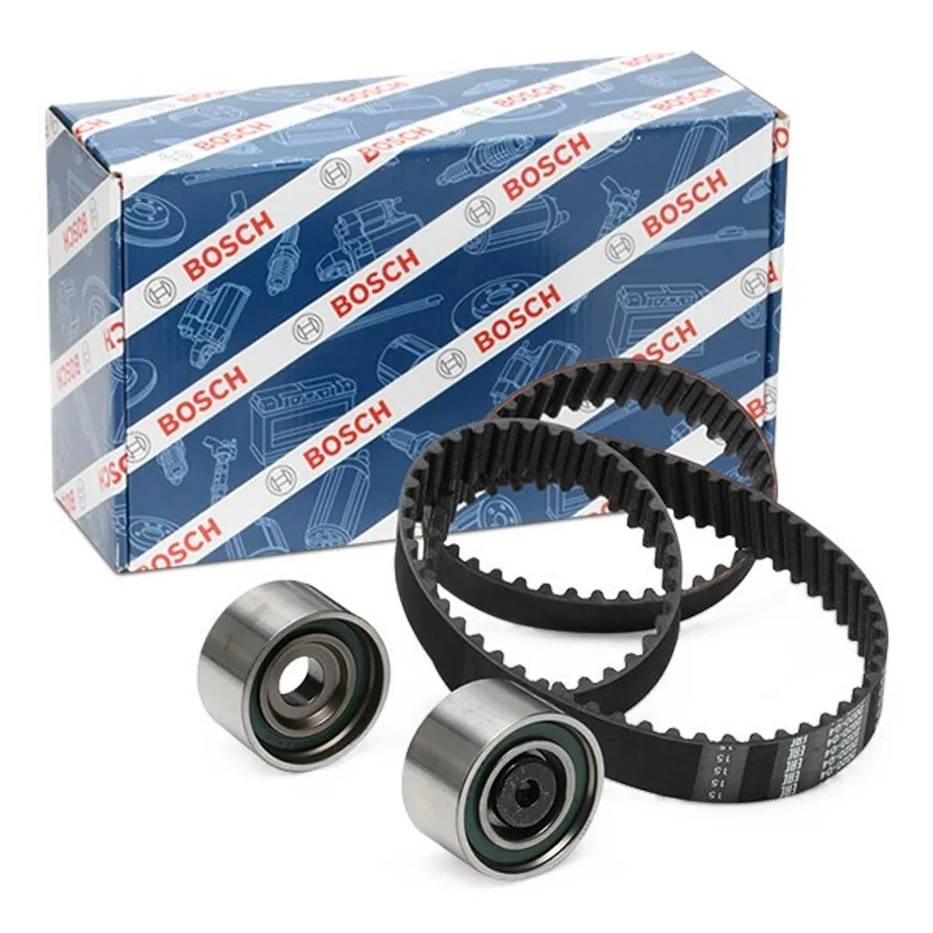 Kit courroie de distribution de voiture BOSCH avec galet tendeur fixe