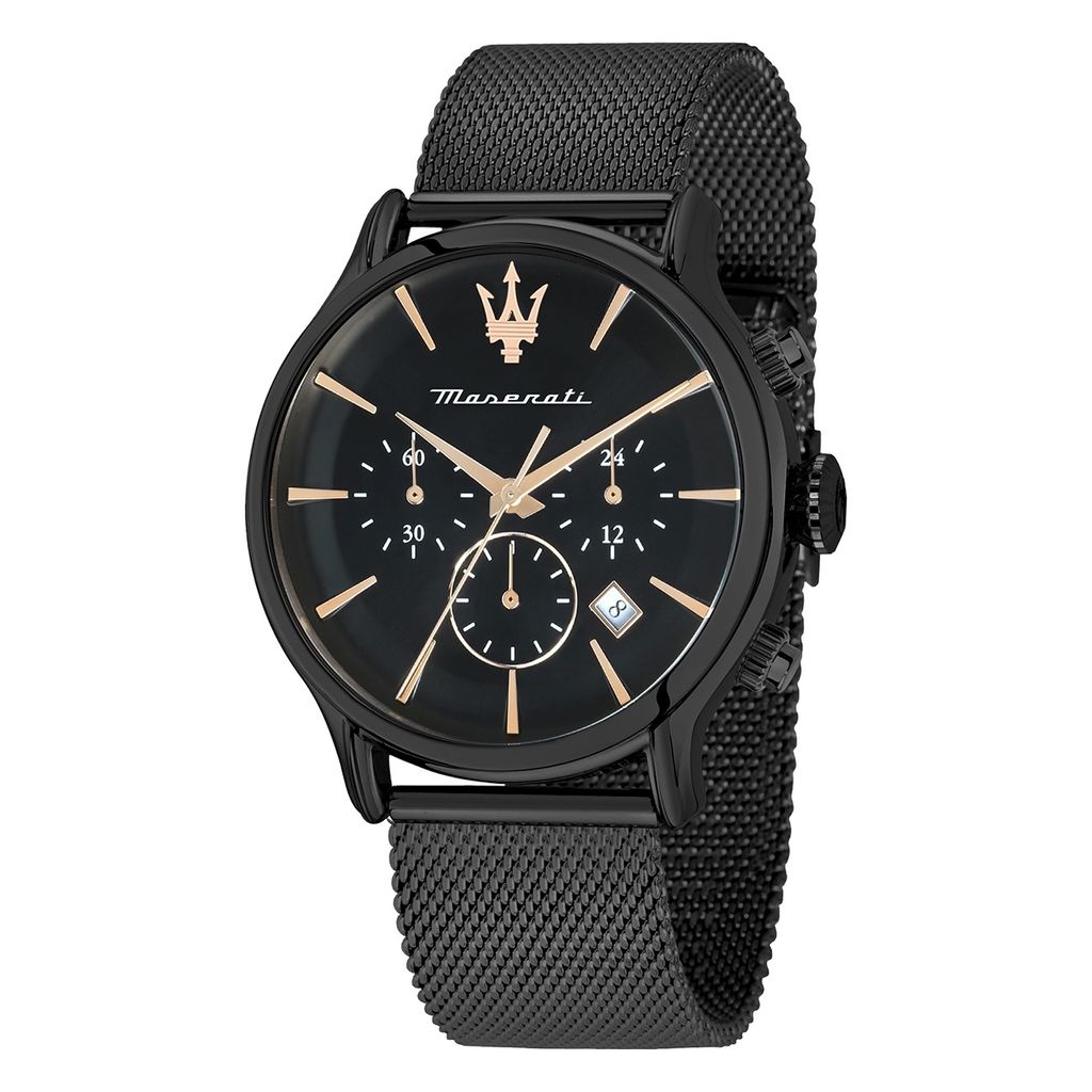 Maserati Herren Uhr EPOCA Chronograph Edelstahl Armband Produktbild 