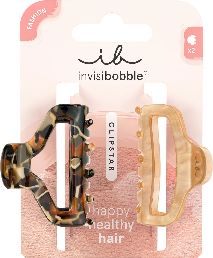 Invisibobble Clipstar M Golden Roar - Pince Cheveux Sans Maux de Tête